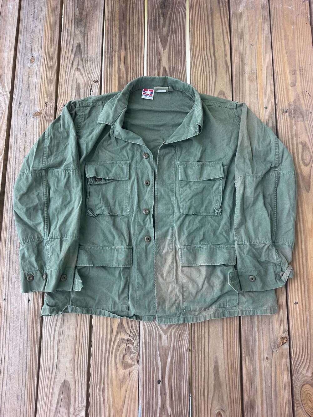 Propper Combat Coat Size X-Large Regular Green Cotton Military Jacket